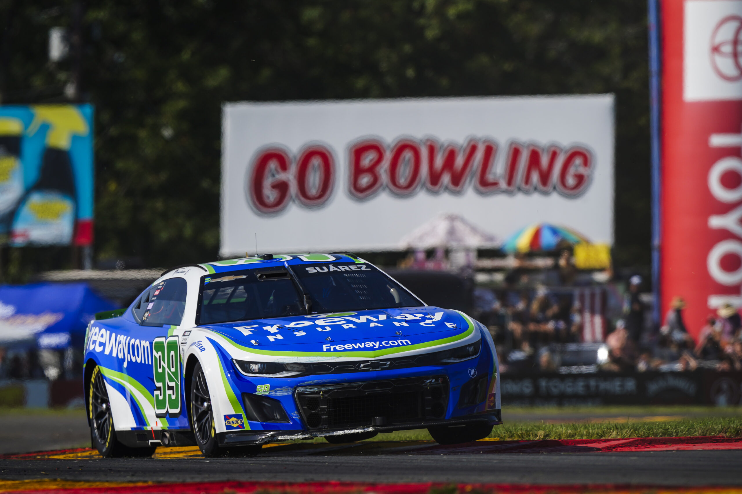 Go Bowling at The Glen Watkins Glen Daniel Suárez